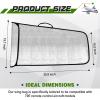 Ribbonlic Rc Plane Wing Bag 70e Bubble Layer Protection Bag for 2 Wings&Tube to Rc Airplane, 19.7 x 35.8 Inches/ 50 x 91 cm view 3