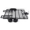 for 1/5 1/8 1/10 1/18 1/24 Aluminum Trailer with Lights and Tires RC Car Heavy Duty Truck Upgrade Tools Parts Rc Car Headlamps Lights view 4