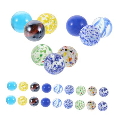 ifundom 50pcs Colorful Glass Marbles for Marble Games and DIY Projects Glass Balls Enhance Home Decor Fun for Adults for Creative Activities