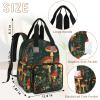 CNNINGYI Baby Diapers Bag Backpack, Waterproof Large Baby Bag for Mom Dad, Mushroom Travel Diaper Bag Backpack, Newborn Essentials, Wild Mushrooms view 3
