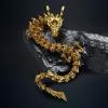 BENBOR Chinese Dragon Figurine Sparkling Bright Color Flexible Chinese Dragon Sculpture Desktop Ornament Party Accessories Dragon view 2