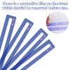 BOXOB 4pcs Mahjong Line Finder, Good Luck Mahjong Card Line Guide Rules Reader Helper Mah Jongg Accessories Gifts for Players (Blue) view 3