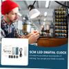 INOOMP Microchip Clock Kit Scm Led Digital Clock Classroom Bedroom Non-Toxic DIY Components view 3