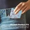 DEEKI Trifold Canvas Outdoor Sports Wallet for Boys Girls Teen Kids Lovely Wallet with Magic Sticker Kids Ages 4-5-6-7-8-9-10-12 Birthday Festivals Gifts(Shark) view 3