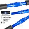RCarmubWow RC Turnbuckles Camber Links Upgrades Part for 1/10 Slash 4x4(VXL),Rustler 4x4(VXL),Stampede 4x4(VXL),Hoss 4X4 VXL,Jat0 4X4(VXL),Alloy Steering Linkage,Replace #9027#9028#9029,Navy Blue view 4