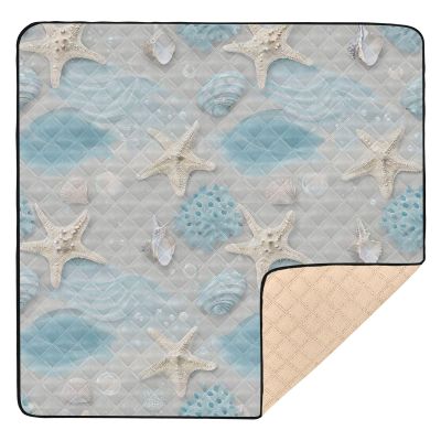 Flradish Shades Baby Play Mat, Waterproof & Non-Slip Playpen Mat 50" X 50" Soft Foldable Crawling Mat Playing for Infants and Toddlers