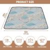 Flradish Shades Baby Play Mat, Waterproof & Non-Slip Playpen Mat 50" X 50" Soft Foldable Crawling Mat Playing for Infants and Toddlers view 3