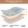 Flradish Shades Baby Play Mat, Waterproof & Non-Slip Playpen Mat 50" X 50" Soft Foldable Crawling Mat Playing for Infants and Toddlers view 4