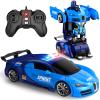 AONEPTR Remote Control Car, One-Click Becoming Robot Transforming Toys Car for Boys, Smooth Deformation, Demo Mode, 360 Rotation, Easy to Use, 2.4GHZ, with LED Lights, RC Cars for Christmas, Kids view 1