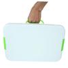 BEBEMOKO 2pcs Portable Handheld Sand Tray with Lid Durable Plastic Sandbox Storage Bin for Lightweight Chest for and Travel and Design view 3