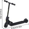 Czhotg Black T Head Finger Scooter, 2-Wheeled Scooter, Foldable with Brake, Finger Board Accessories, Educationa, Non-Slip Fun Finger Skateboards, Finger Boards and Finger Bikes, Decorations view 2
