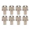 8Pcs RC Hex Wheel Hub Nut Universal 12mm Drive Adaptor Extension Column Stainless Steel for Axial SCX10 D90 Redcat GEN8 Silver 14mm view 1