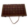 JUMPLAWN Chinese Chess Set Portable Handheld Design Wooden Chess Box Storage Travel Chessboard Kit for Kids and Adults Compact Size for-The-Go Play view 1