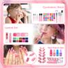 Kids Makeup Sets for Girls 5-8, 74 Pcs Kids Makeup Kit for Girls Non-Toxic Washable Real Cosmetic Set, Play Make Up Kit, Toddlers Birthday Gifts Princess Toys for 3 4 5 6 7 8 9 10 11 12 Year Old view 3