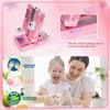 Kids Makeup Sets for Girls 5-8, 74 Pcs Kids Makeup Kit for Girls Non-Toxic Washable Real Cosmetic Set, Play Make Up Kit, Toddlers Birthday Gifts Princess Toys for 3 4 5 6 7 8 9 10 11 12 Year Old view 4