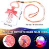 48 PCS LED Pacificers LED Light Up Pacifiers Necklace Flashing Pacifiers Whistles LED Rave Pacifiers Glowing Pacificer Glow in The Dark Party Favors for Halloween,Christmas,Birthday(6 Random Colors) view 2