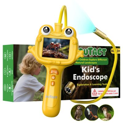 OUTACT Kids Endoscope with Light,Borescope Camera Snake Scope,Nature Exploration Science Educational Stem Toys for Boys & Girls 4-12 Years Old,Christmas Birthday Gift for Kids