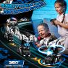AONEPTR Remote Control Car, One-Click Becoming Robot Transforming Toys Car for Boys, Smooth Deformation, Demo Mode, 360 Rotation, Easy to Use, 2.4GHZ, LED Light, RC Cars for Christmas, Kids, White view 3