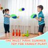 Aunnitery Toss and Catch Ball Set Beach Toys for Kids Outdoor Toys and Yard Games for Boys and Girls Improves Focus Great for Exercise Fun Easter Christmas Birthday Gift Idea (Green) view 3
