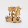 Goekhyrani RW-L2 Mini Steam Engine Model (No Boiler), V4 4-Cylinder Reciprocating Steam Motor for 90150cm Boats, Forward/Reverse Rotation, Educational Engineering Set, RTR Gift for Him view 3