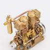 Goekhyrani RW-L2 Mini Steam Engine Model (No Boiler), V4 4-Cylinder Reciprocating Steam Motor for 90150cm Boats, Forward/Reverse Rotation, Educational Engineering Set, RTR Gift for Him view 4