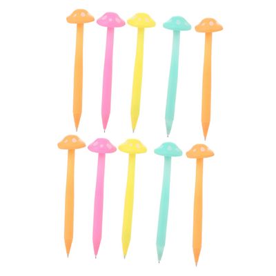 Tofficu 1Set Creative Mushroom Style Writing Pencils Cute Student Stationery for Drawing and Sketching Design Supplies