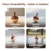Wooden Spinning Tops Montessori Toy | 3 Pcs Handcrafted Tops for Kids 3+, Smooth & Safe, Gift-Ready | DadCarved view 4