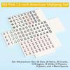 ANABIUP American Mahjong | 166 Premium 1.2-inch Ivory White Tiles | Complete Mahjong Game Set view 3