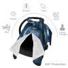 Blue-Gray Dragon King Fantasy Car Seat Covers for Babies, Infant Car Seat Canopy, Mom Nursing Breastfeeding Covers, Warm Carseat Canopy for Newborn view 3