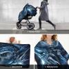 Blue-Gray Dragon King Fantasy Car Seat Covers for Babies, Infant Car Seat Canopy, Mom Nursing Breastfeeding Covers, Warm Carseat Canopy for Newborn view 4
