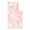 Wake In Cloud - Toddler Nap Mat with Pillow and Minky Fleece Blanket, for Kids Girls in Daycare Preschool Kindergarten, Roll Up Sleeping Bag, Cute Unicorn Floral Botanical, Blush Pink, Standard view 1