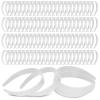 100 Pcs White Plastic Headbands Bulk, 1 Inch Wide No Teeth Plain DIY Hair Bands for Girls & Women, Hair Band Accessories (White,1 Inch Wide) view 1