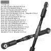 RCarmubWow RC Turnbuckles Camber Links Upgrades Part for 1/10 Slash 4x4(VXL),Rustler 4x4(VXL),Stampede 4x4(VXL),Hoss 4X4 VXL,Jat0 4X4(VXL),Alloy Steering Linkage,Replace #9027#9028#9029,Black view 2