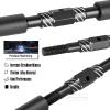 RCarmubWow RC Turnbuckles Camber Links Upgrades Part for 1/10 Slash 4x4(VXL),Rustler 4x4(VXL),Stampede 4x4(VXL),Hoss 4X4 VXL,Jat0 4X4(VXL),Alloy Steering Linkage,Replace #9027#9028#9029,Black view 4