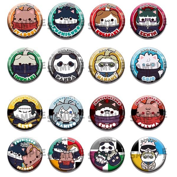 MegaHouse Mega Cat Project Can Badge Collection (Box), Approx. 2.3 inches (58 mm), Made of Polypropylene