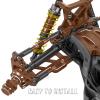 RCYouHott RC Aluminum Turnbuckles Camber Links Upgrades Part for 1/10 Slash/Rustler/Stampede/Jato/Hoss 4X4 4WD VXL,Turnbuckles Camber Links Hops Up,Bronze (#9027#9028#9029) view 3