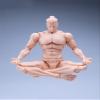 1/12 Scale Male Action Figure,6inch Super Flexible Muscular Strong Male Figure Miniature Figure Body Doll Collection (Yellow Skin) view 2