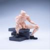 1/12 Scale Male Action Figure,6inch Super Flexible Muscular Strong Male Figure Miniature Figure Body Doll Collection (Yellow Skin) view 3