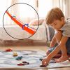 [12 Pack] K TOMOTO Suspension Bridge Compatible with Hot Wheels, Rope, Wall Connectors Included, Upgrade Edition (Blue) view 4