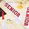 10Pcs White Senior 2026 Satin Sashes with Red Glitter Letters- 2026 Graduation Celebrations Sashes - Senior Cheer Sash - Cheerleader Sash - Class Competition Sashes view 4