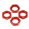 4Pcs #7758 Aluminium 17mm Wheel Hex Nuts Mount Splined Serrated Metal for RC Car 1/5 Traxxas X-MAXX 77086-4 E-Revo 2.0 VXL(4pcs Black) view 4