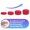 Anboor 2 Pcs Large Foam Dice for Adults Kids - 3.54" Jumbo Big Dados Giant Soft Fun, Colorful Dice for Game Nights & Classroom Activities (Blue & Red) view 4
