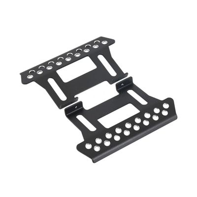 2PCS RC Car Rock Sliders Metal Pedal for 1/10 RC Crawler Axial SCX10 90046 90047 RC4WD TF2 Upgrade Parts (Black)