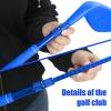 BENBOR Backyard Golf Chipping Game, Portable 9 Holes Yard Golf Course with Balls and Flags, Outdoor Golf Play Game for Beach Backyard Park Lawn for Adults, Kids, Family Blue view 3