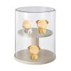 WEISUYUUS 360 Degree Rotating Action Figure Display Box Anime Models Showcase Collectibles Storage view 3