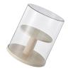 WEISUYUUS 360 Degree Rotating Action Figure Display Box Anime Models Showcase Collectibles Storage view 4