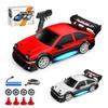 Hanll 1:24 Scale RC Drift Car  4WD High Speed 30km/h Remote Control Racing Car with LED Lights and Drift Tires for Adults & Hobbyists(Red/8604) view 1