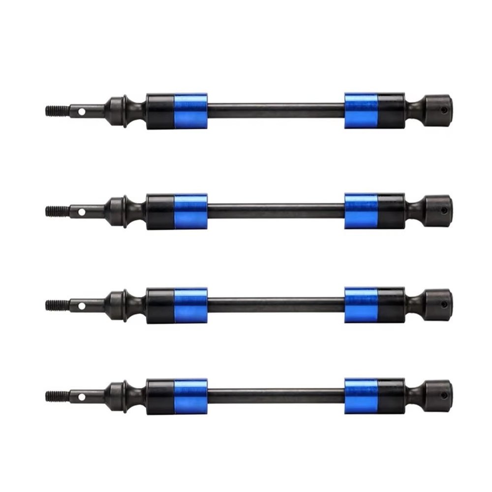 RC Car Transmission Shaft for Traxxas 1/10 for T-Maxx 49077-3 for Revo 3.3 53097-3#5451X Hard Steel Driveshaft Assembly RC Car Accessories Transmission Shaft Car Parts(Size 4pcs)