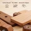 DadCarved Wooden Tool Set for Kids 3+ | Solid Wood Construction Toy with Screws and Nuts, 32-Piece Building Set with Storage Box view 4