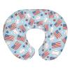 American Flag Baseball Baby Nursing Pillow Covers for Boy Girl 4th of July Baseballs Stars Nursery Pillowcase for Breastfeeding Pillows Patriotic Sports Soft Stretchy Slipcovers for Newborn Infant view 1